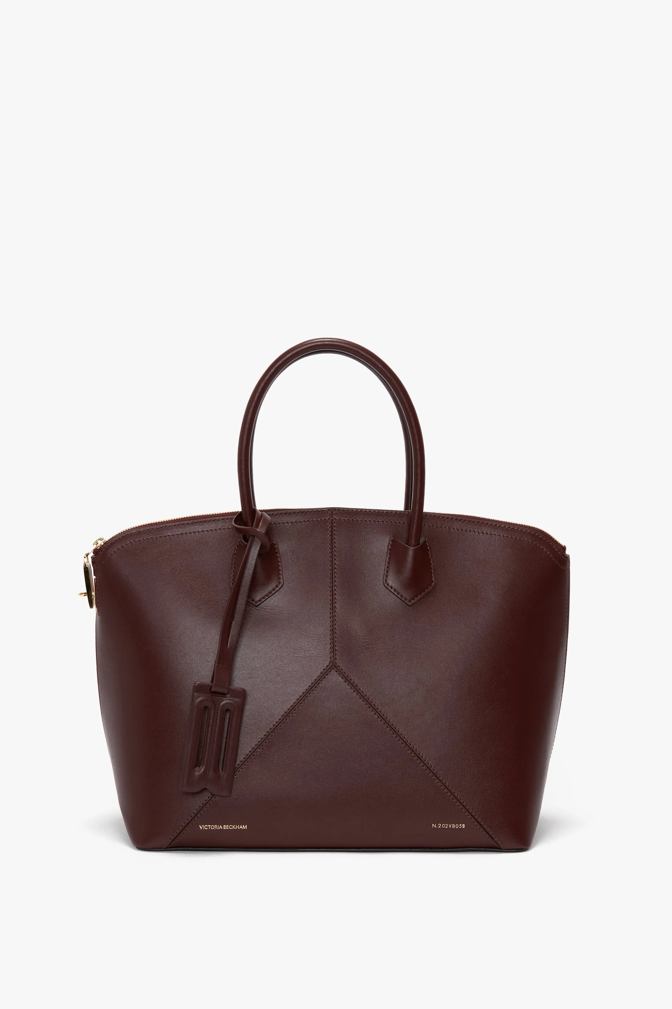 Victoria Bag In Burgundy Leather