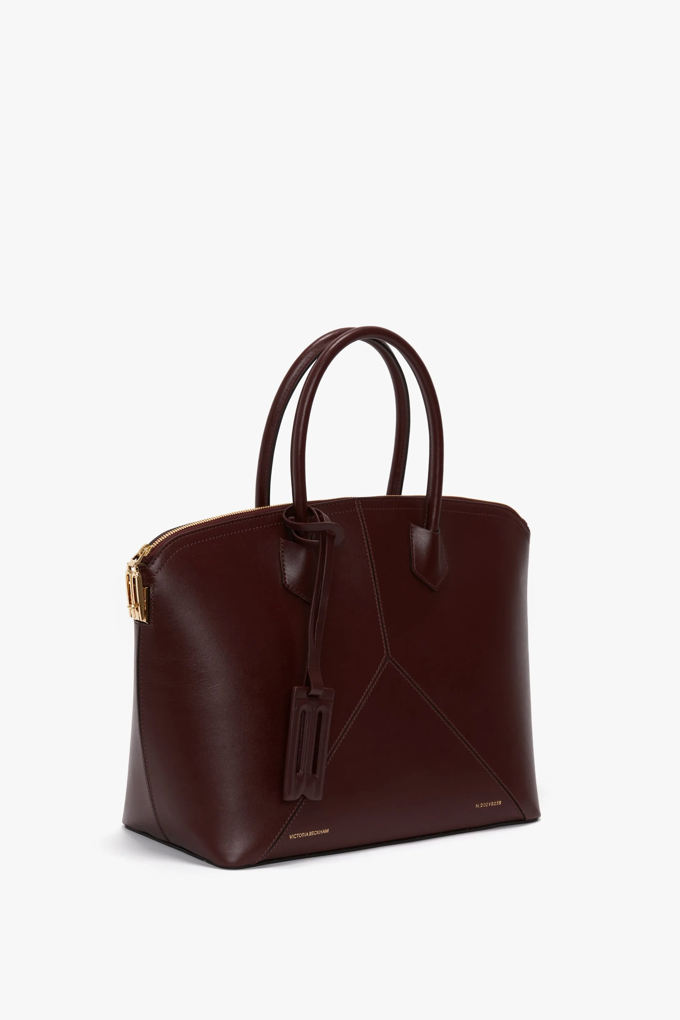 Victoria Bag In Burgundy Leather