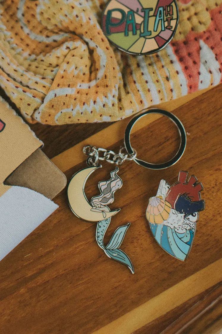 Wings Hawaii Enameled Keychains