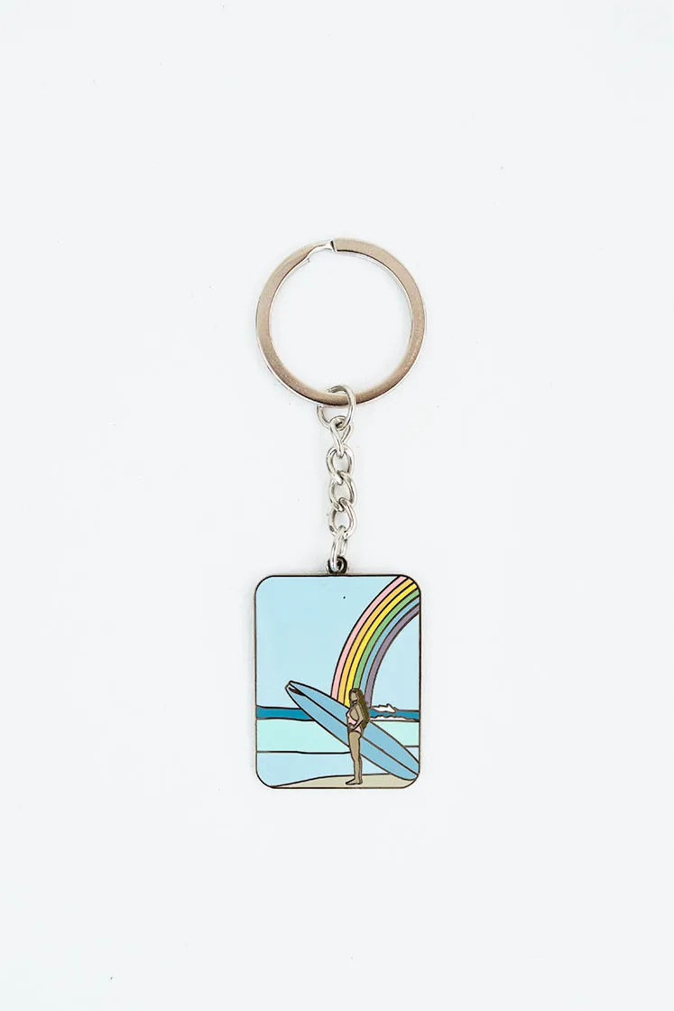 Wings Hawaii Enameled Keychains