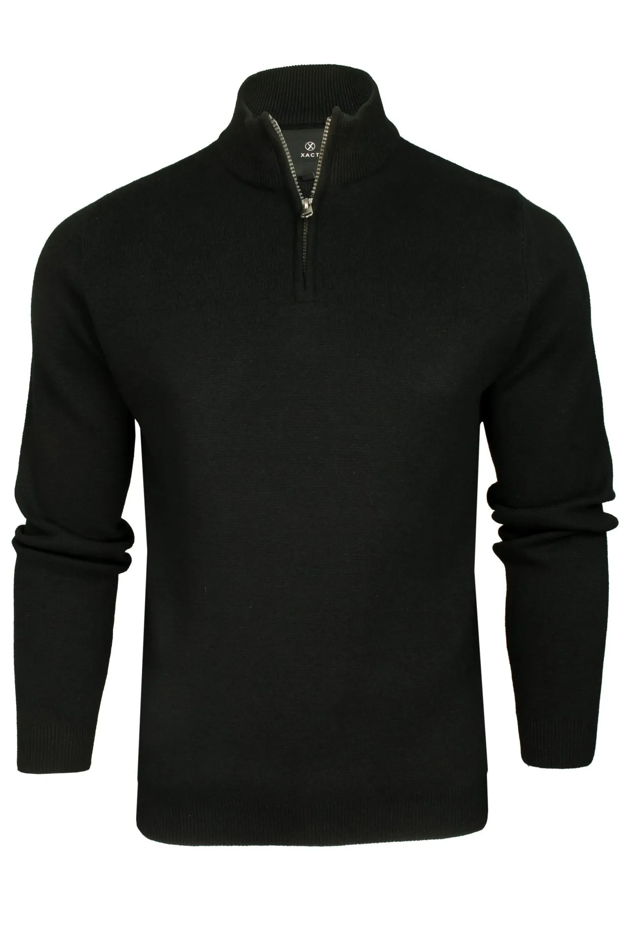 Xact Mens Cotton Rich 1/4 Zip Knit Jumper